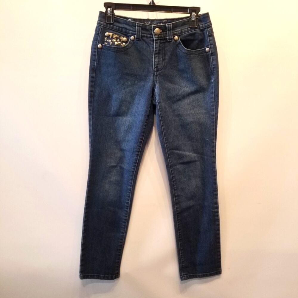 Style & Co Petites Premium Jeans Skinny‎ Slim Cut Jeans Size 4P9